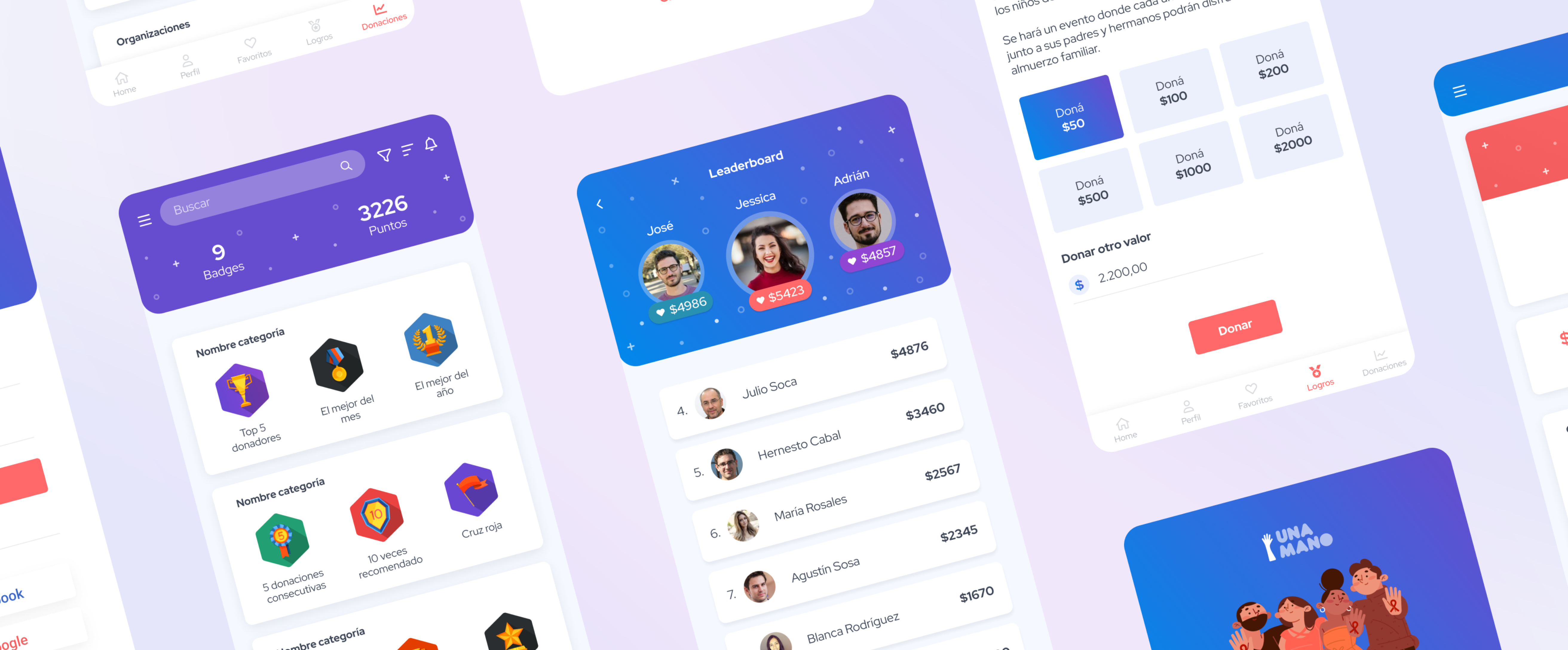 Una Mano app screenshot